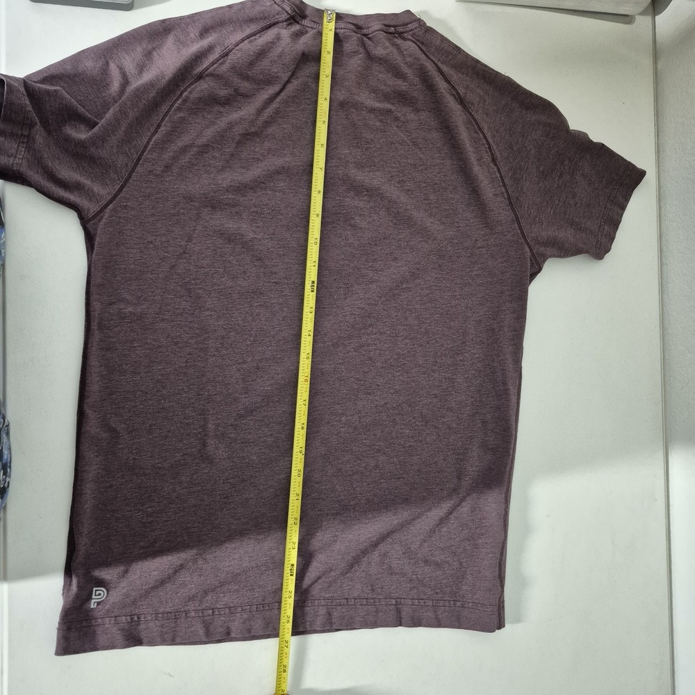 Public Rec Polo Shirt Mens Medium Red Pima Cotton Tencel Stretch Short Sleeve - Picture 8 of 9